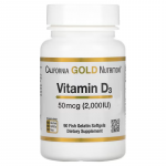 Вітамін D3, California Gold Nutrition