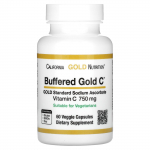 Вітамін C буферизований, аскорбат натрію, California Gold Nutrition