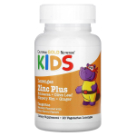 Пастилки для дітей із цинком, Zinc Plus, натуральний смак мандарина, California Gold Nutrition
