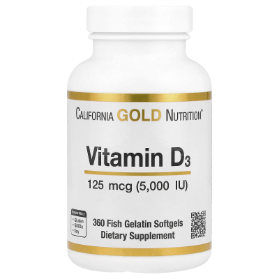 Вітамін D3, California Gold Nutrition