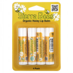 Органічні бальзами для губ, медовий, Sierra Bees