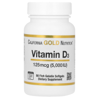 Вітамін D3, California Gold Nutrition