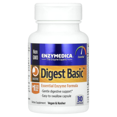 Digest Basic, формула Essential Enzyme, Enzymedica