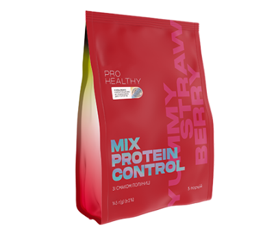 Низькокалорійний поживний коктейль / Mix Protein control Yummу Strawberry