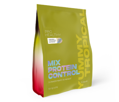 Низькокалорійний поживний коктейль / Mix Protein control Yummy Tropical