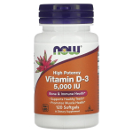 Вітамін D3, високоефективний, NOW Foods