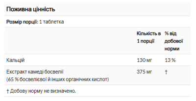 Екстракт босвелії, Source Naturals