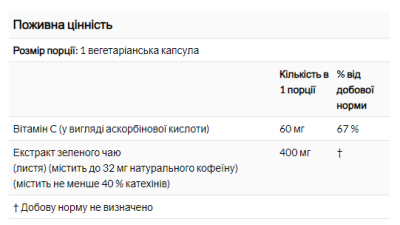 Екстракт зеленого чаю, NOW Foods