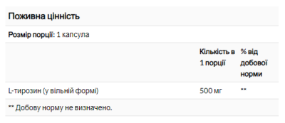 L-тирозин, NOW Foods